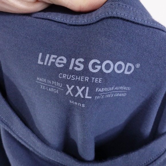 LIFE IS GOOD THE GOODFATHER CRUSHER TEE MENS SIZE XXL 2XL HUMOR FUNNY - Picture 5 of 5